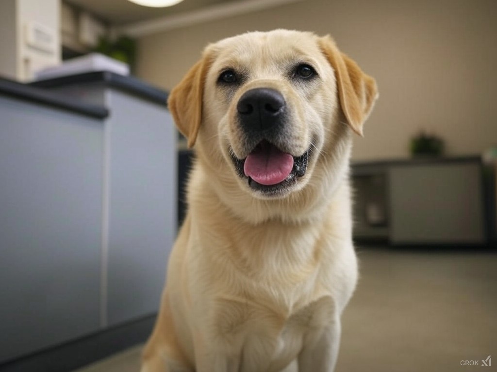 Labrador in easyvet Midlothian